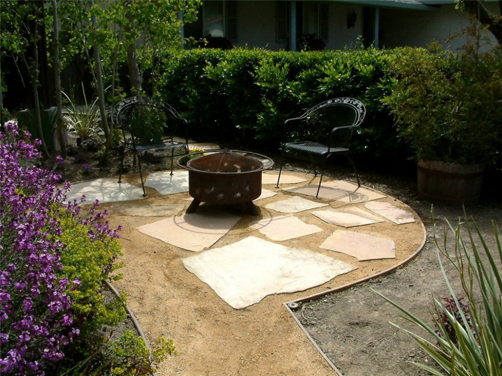 Flagstone and DG Patio