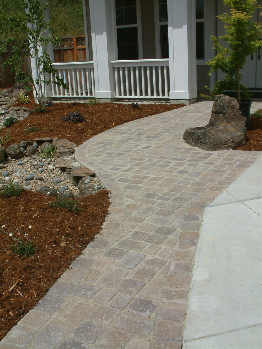 Rustic Pavers Walk