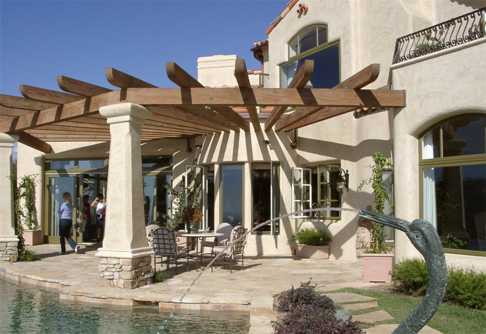 Western Style Big Beam Trellis