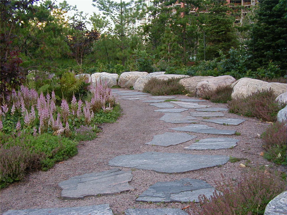 Garden Walk and Boulders