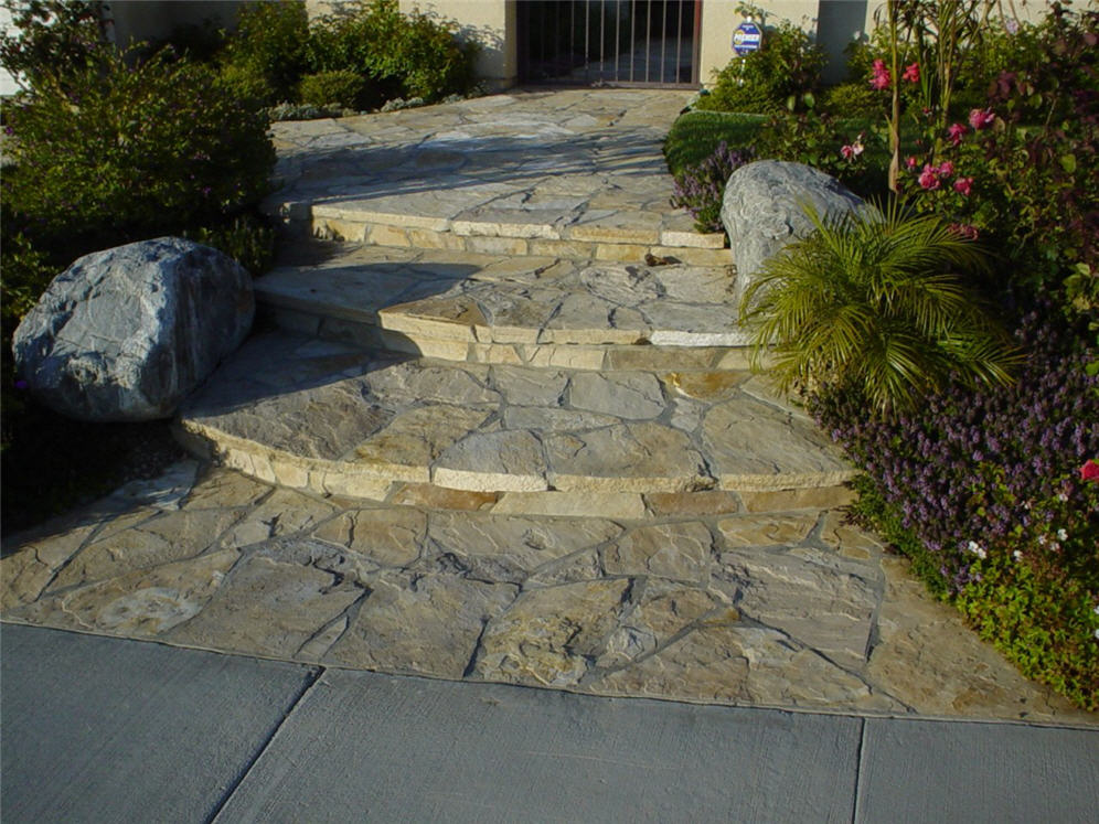 Flagstone Entry Walk