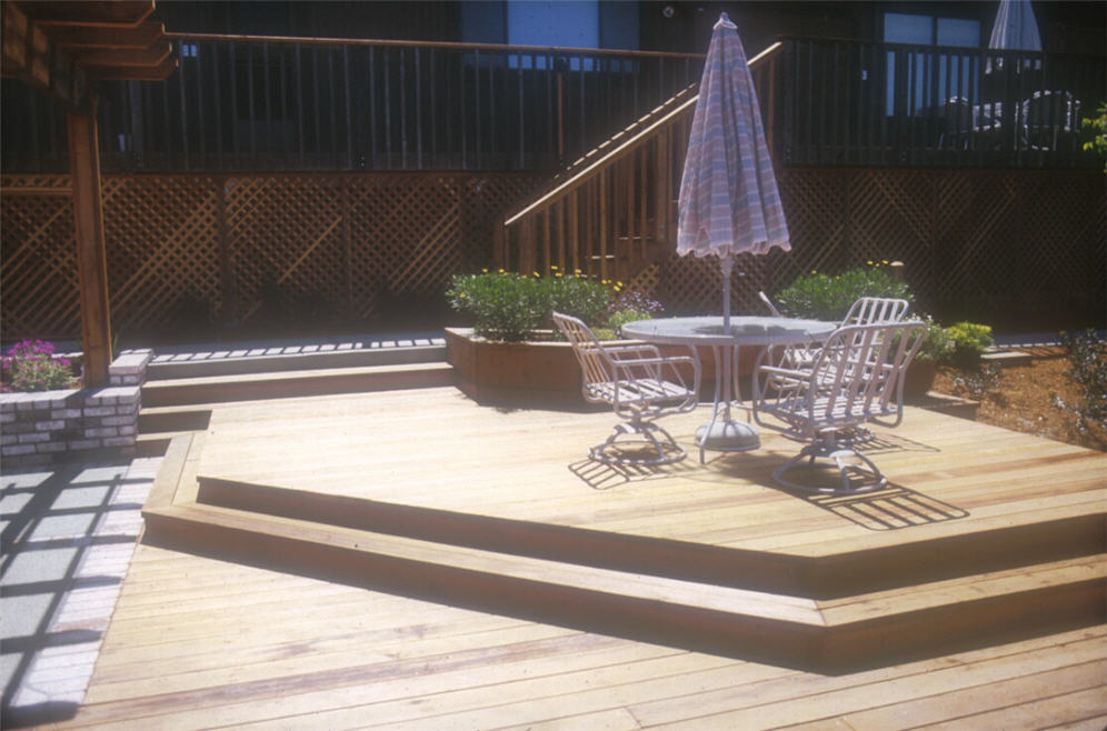 Two Level Deck with Step